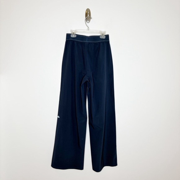 Alo Suit Up Wide Leg Trouser Navy Blue XS - Picture 5 of 6